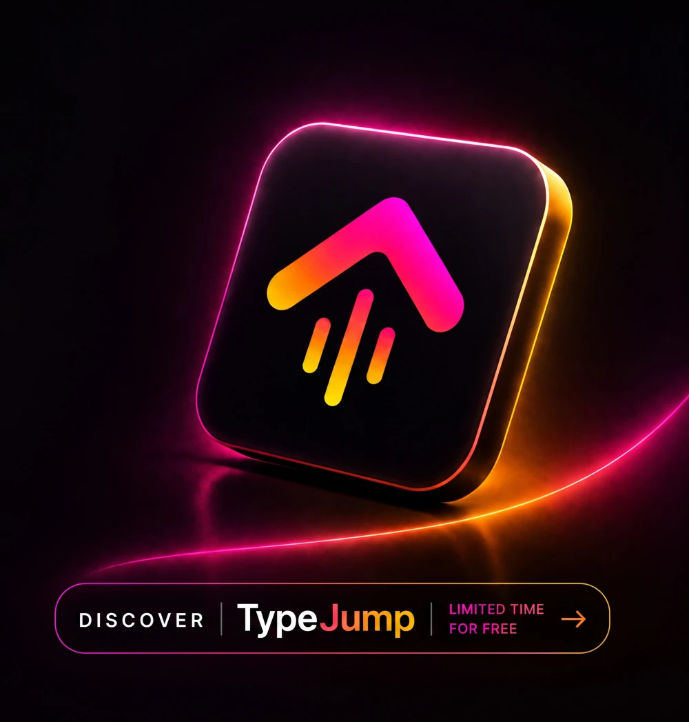 Discover TypeJump - free for a limited time